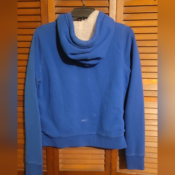 Gilly Hicks Royal Blue Button-Up Sweatshirt - Picture 2 of 9